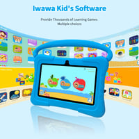 VASOUN K7 gyerek tablet 7", Android 13, 4GB RAM, 32GB - kék - 3-7 éves korig 6
