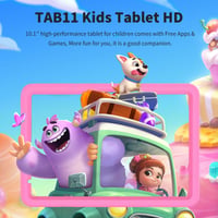 Detský tablet VASOUN TAB11, 10", Android 14, 128 GB, rodičovská kontrola, duálny fotoaparát – ružový 3