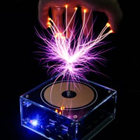 Vastarry Tesla Tekercs 10cm Zenei Elektromágneses Modell Vezeték Nélküli Átvitel 3