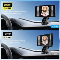VASTEND 5 hüvelykes autós tükör hátsó üléshez, 1080P éjszakai látás, 170° széles szög, könnyű telepítés 2