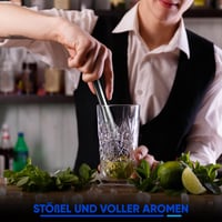 Set Cocktail Muddler Vatch din Oțel Inoxidabil - Lingură de Bar, 2 Paie, Zdrobitor de Gheață, pentru Caipirinha și Mojito - Set Profesional de Accesorii pentru Bar 5