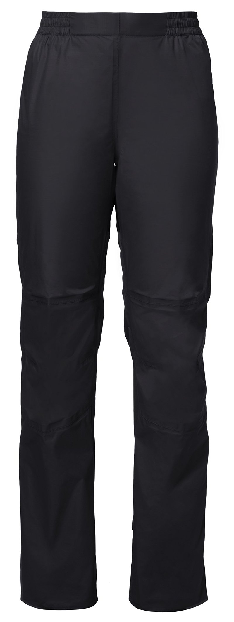 Dámske nepremokavé cyklistické nohavice do dažďa VAUDE Drop Pants II, ľahké vrchné nohavice, priedušné, čierne, veľkosť 44 Short
