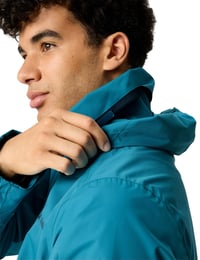 Jachetă de ploaie impermeabilă pentru bărbați VAUDE Escape Light – Caspian Blue – mărimea XXXL 6