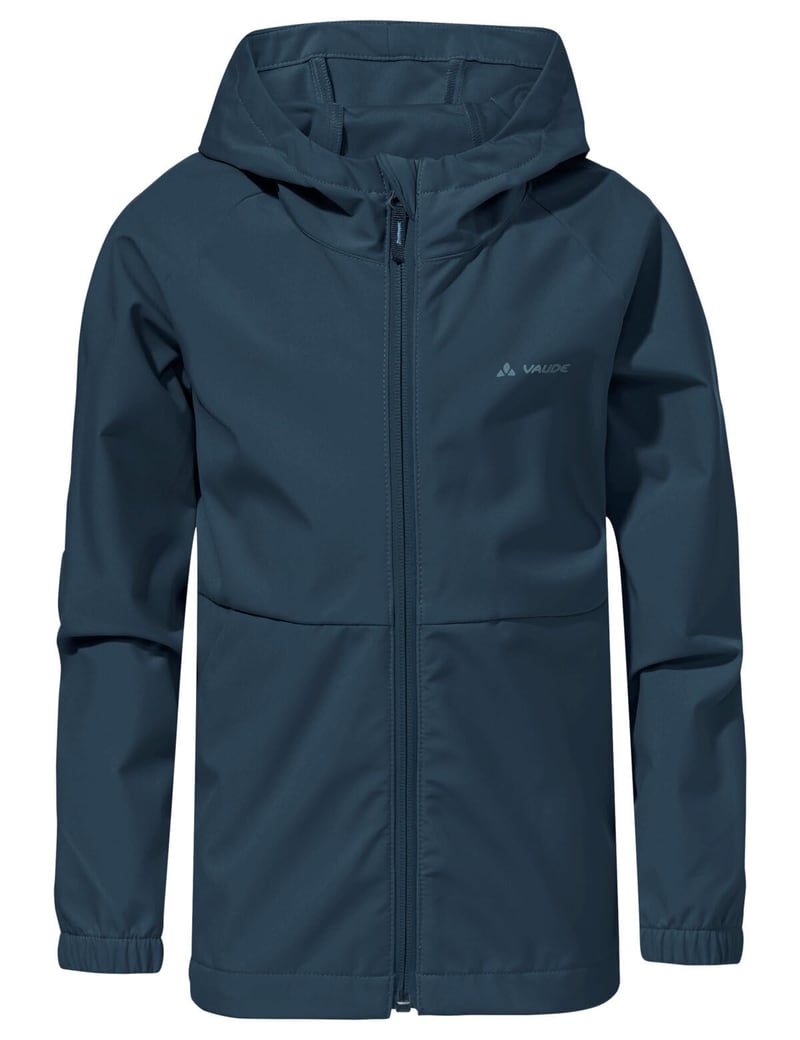 Geacă softshell pentru copii VAUDE Kids Kinich - culoarea dark sea, mărimea 158-164