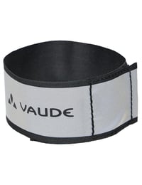 Bandă reflectorizantă pentru pantaloni VAUDE cu prindere tip velcro, neagră, 2 bucăți 1