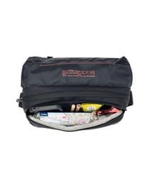 Taška cez rameno VAUDE Rom S III Messenger Bag čierna - Vodoodolná taška z recyklovaného PET materiálu s priehradkou na notebook pre mužov a ženy 9