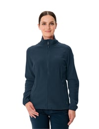Jachetă fleece pentru femei VAUDE Rosemoor II - cu funcție Zip-In, călduroasă și respirabilă - culoarea Dark Sea - mărimea 50 5