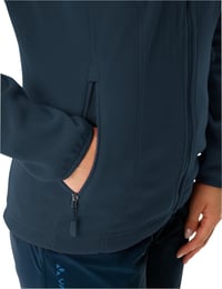 Jachetă fleece pentru femei VAUDE Rosemoor II - cu funcție Zip-In, călduroasă și respirabilă - culoarea Dark Sea - mărimea 50 6