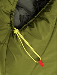 Sac de dormit tip mumie VAUDE Sioux 800 II – Verde, respirabil, 3 sezoane, 2°C-8°C, 220x80 cm, sintetic, fermoar pe dreapta, pentru camping 4