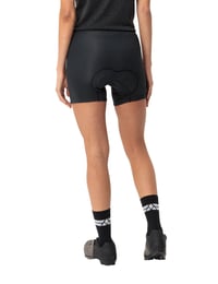 Pantaloni scurți de ciclism pentru femei VAUDE T-Pad, respirabili – Negru – Mărimea 40 2