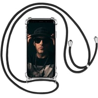Priehľadný silikónový kryt Vauki na Samsung Galaxy S9 Plus so šnúrkou na krk - priehľadný 8