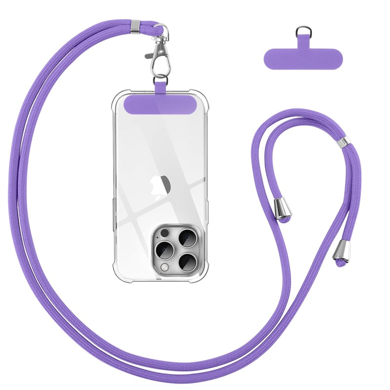Șnur universal pentru telefon Vauki cu suport, curea detașabilă și reglabilă din nailon pentru smartphone-uri iPhone, Samsung, Xiaomi, Mov