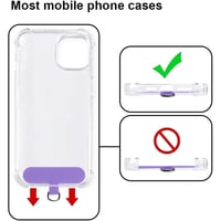 Șnur universal pentru telefon Vauki cu suport, curea detașabilă și reglabilă din nailon pentru smartphone-uri iPhone, Samsung, Xiaomi, Mov 5