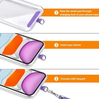 Șnur universal pentru telefon Vauki cu suport, curea detașabilă și reglabilă din nailon pentru smartphone-uri iPhone, Samsung, Xiaomi, Mov 4