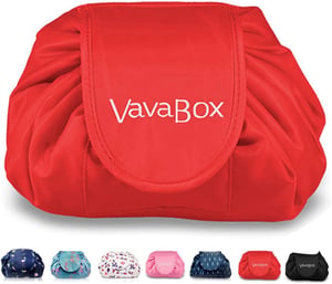 Sťahovacia kozmetická taška Vavabox Lazy – červená