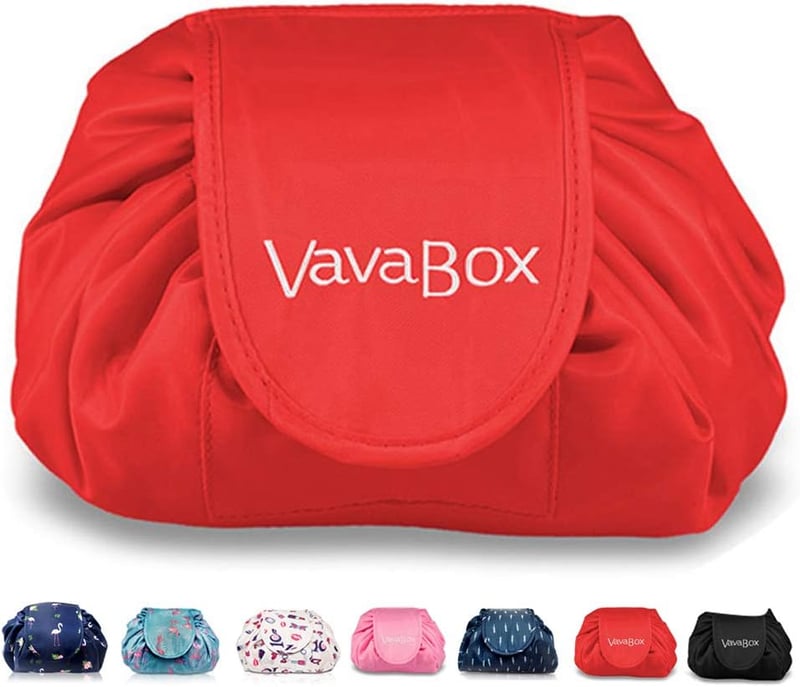 Geantă cosmetică mare pentru călătorii Vavabox Lazy, roșie