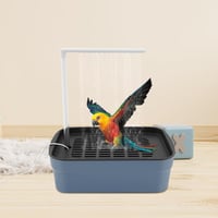 VAVPUP Automata Madárfürdő ABS Cirkulációs Csappal, Csendes Madárfürdő Papagájnak 8