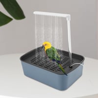 VAVPUP Automata Madárfürdő ABS Cirkulációs Csappal, Csendes Madárfürdő Papagájnak 9