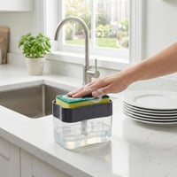 Vazcan 500ml Konyhai Szappanadagoló Mosogatópaddal Modern Dizájn 7