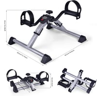 VAZILLIO Mini Bike Pedál Trainer LCD Kijelzővel Állítható Ellenállás Otthoni Edzéshez 2