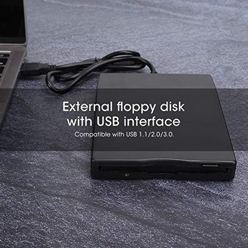 VBESTLIFE 3.5" USB Külső Floppylemez Meghajtó 1.44MB Windows Kompatibilis