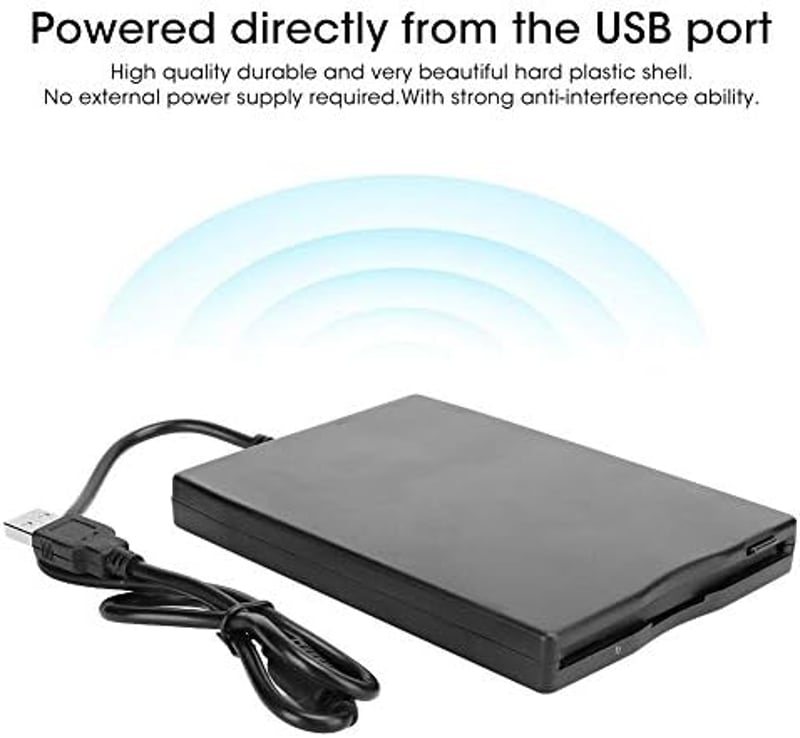 VBESTLIFE 3.5" USB Külső Floppylemez Meghajtó 1.44MB Windows Kompatibilis