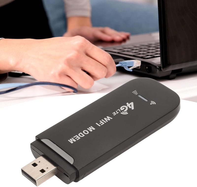 VBESTLIFE 4G LTE hordozható WiFi router SIM kártyahellyel, 150Mbps, 10 felhasználó - black
