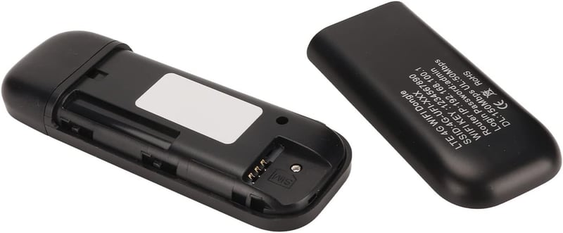 VBESTLIFE 4G LTE hordozható WiFi router SIM kártyahellyel, 150Mbps, 10 felhasználó - black