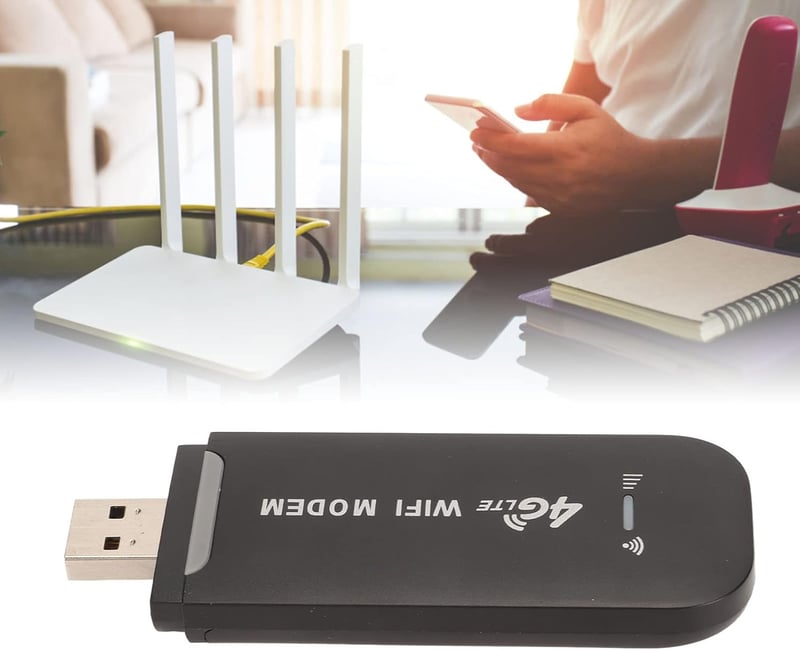 VBESTLIFE 4G LTE hordozható WiFi router SIM kártyahellyel, 150Mbps, 10 felhasználó - black