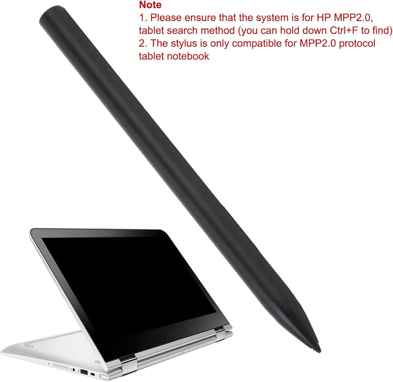 VBESTLIFE Aktív Digitális Stylus Toll HP Pavilion x360, Spectre x360 és Envy x360 Sorozatú Laptopokhoz - Precíziós Érintőképernyős Íróeszköz