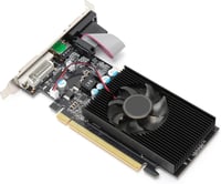 VBESTLIFE GT210 1GB DDR2 Videokártya - Alacsony zajszintű PCI Express 2.0 Grafikus Kártya DVI/HDMI/VGA Csatlakozókkal, 1080p Full HD Felbont 4