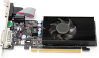 VBESTLIFE GT210 1GB DDR2 Videokártya - Alacsony zajszintű PCI Express 2.0 Grafikus Kártya DVI/HDMI/VGA Csatlakozókkal, 1080p Full HD Felbont 3