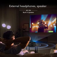 VBESTLIFE Hordozható LED Projektor Okostelefonhoz Táblagéphez Otthoni Mozi 5