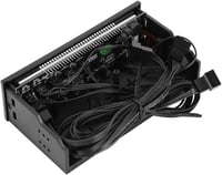 VBESTLIFE PC ventilátor szabályozó 5 ventilátorhoz LCD kijelzővel hőmérséklet szenzorral 4