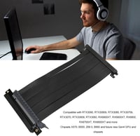 VBESTLIFE PCIe 4.0 Grafikus Kártya Hosszabbító Kábel X16 Gaming Riser 5