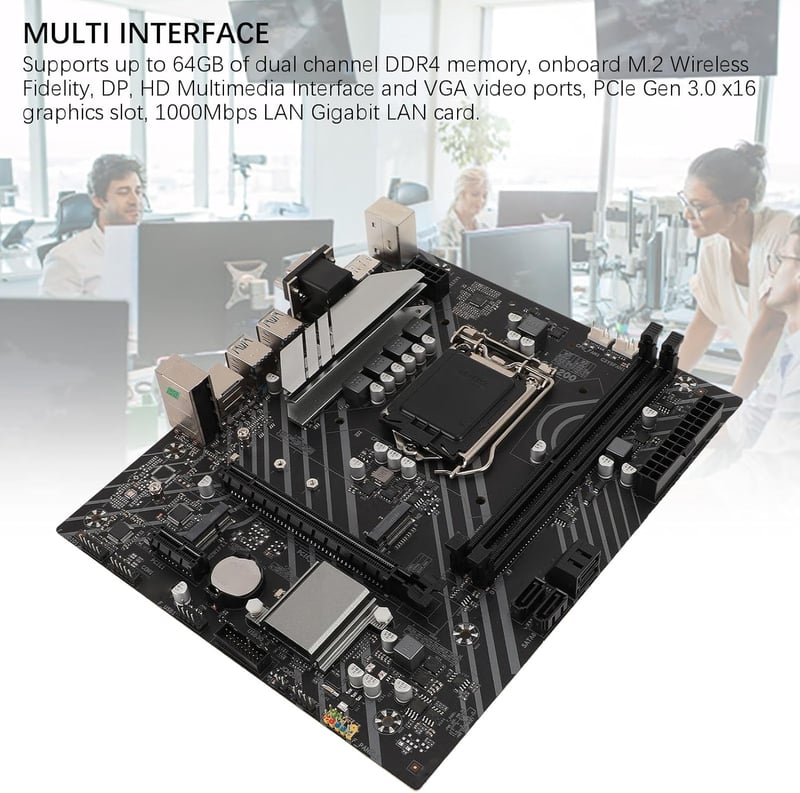 VBESTLIFE Z490 Gaming Plus LGA1200 ATX alaplap 10-11 generációs CPU-hoz