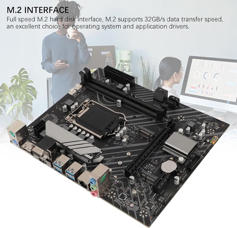 VBESTLIFE Z490 Gaming Plus LGA1200 ATX alaplap 10-11 generációs CPU-hoz