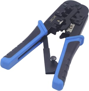 VCELINK GJ668BL RJ45/RJ12/RJ11 kliješta za krimpanje s ugrađenim skidačem izolacije