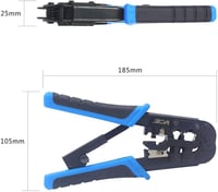 VCELINK Profi Sértésfogó RJ45 RJ12 RJ11 Ethernet Hálózati Kábel Csatlakozó Szerszám 6