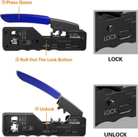 VCELINK RJ45 sertésfog Cat6A Cat7 LAN kábel csatlakozóhoz 3