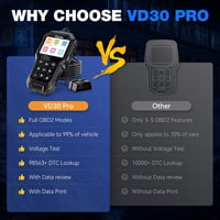VDIAGTOOL VD30 Pro OBD2 diagnosztikai készülék autóhoz, teljes funkcióval 2