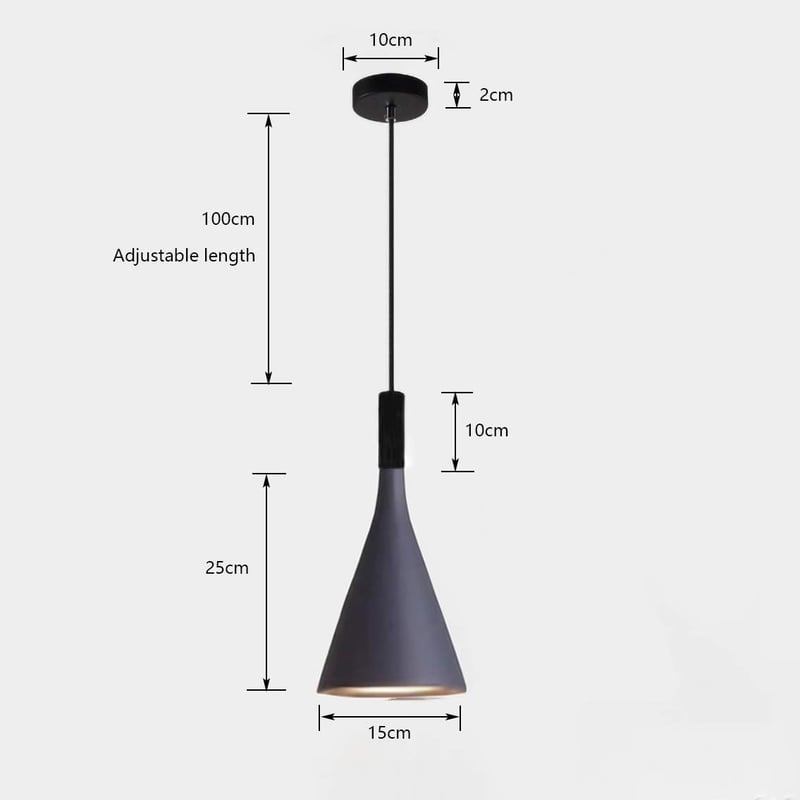 Vecys E27 függőlámpa cement hatású modern minimalist irodai étterem kávézó