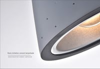 Vecys E27 függőlámpa cement hatású modern minimalist irodai étterem kávézó 4