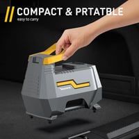 VEEAPE 230V/12V Légkompresszor Autó Kerékpár Motorkerékpár 150 PSI LED Kijelzővel 8