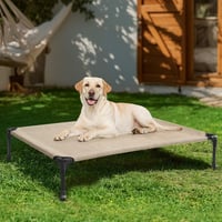 Veehoo Emelt Kutyaágy Beige - Kicsi, Közepes és Nagy Kutyáknak 2