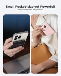 Baterie externă VEEKTOMX 10000 mAh PD 22,5W, 3 ieșiri și 2 intrări, încărcător portabil compact 4