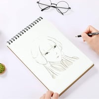 VEESUN Sketchbook rajzfüzet, A5, 160 GSM, kraft borító - 4 db 5