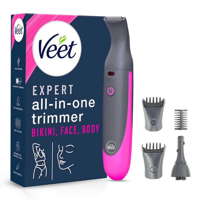 Aparat de tuns Veet Expert Intimate pentru față, sprâncene și zona intimă, pentru femei
