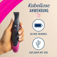Aparat de tuns Veet Expert Intimate pentru față, sprâncene și zona intimă, pentru femei 8