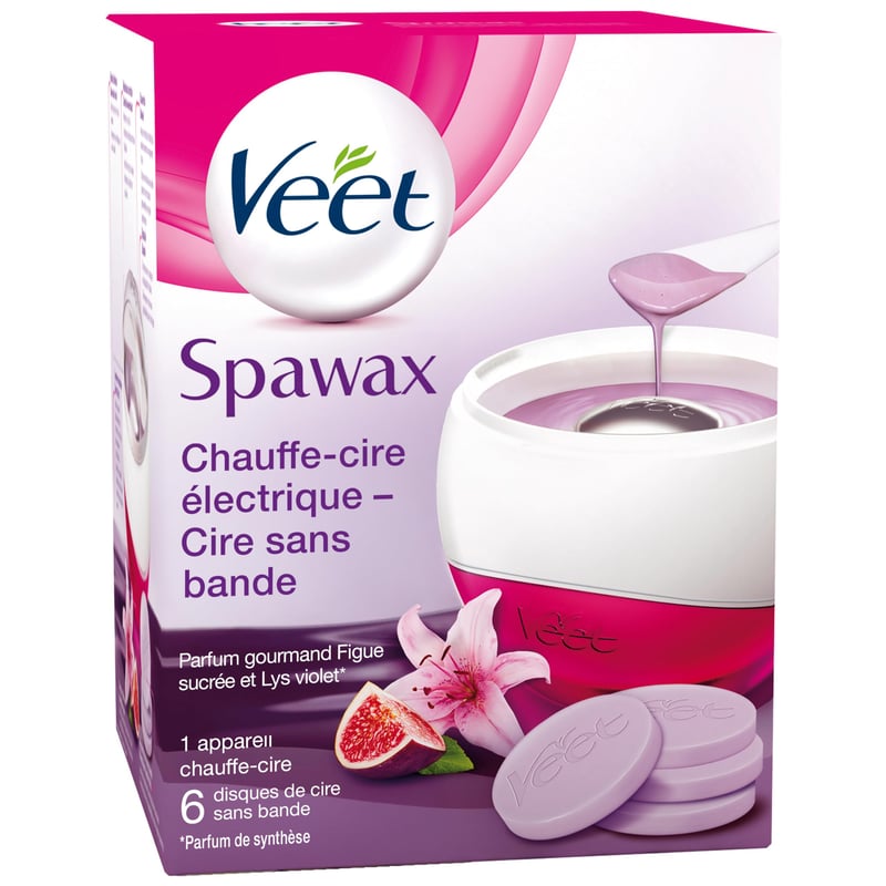 Set Încălzitor Electric de Ceară Veet SpaWax cu 6 Rezerve de Ceară – Kit de Epilare fără Benzi pentru Uz Casnic